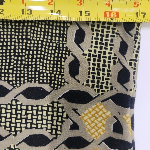 Burberry Brit Abstract Chain Chrome Yellow Tank SZ SMALL - Picture 10 of 11